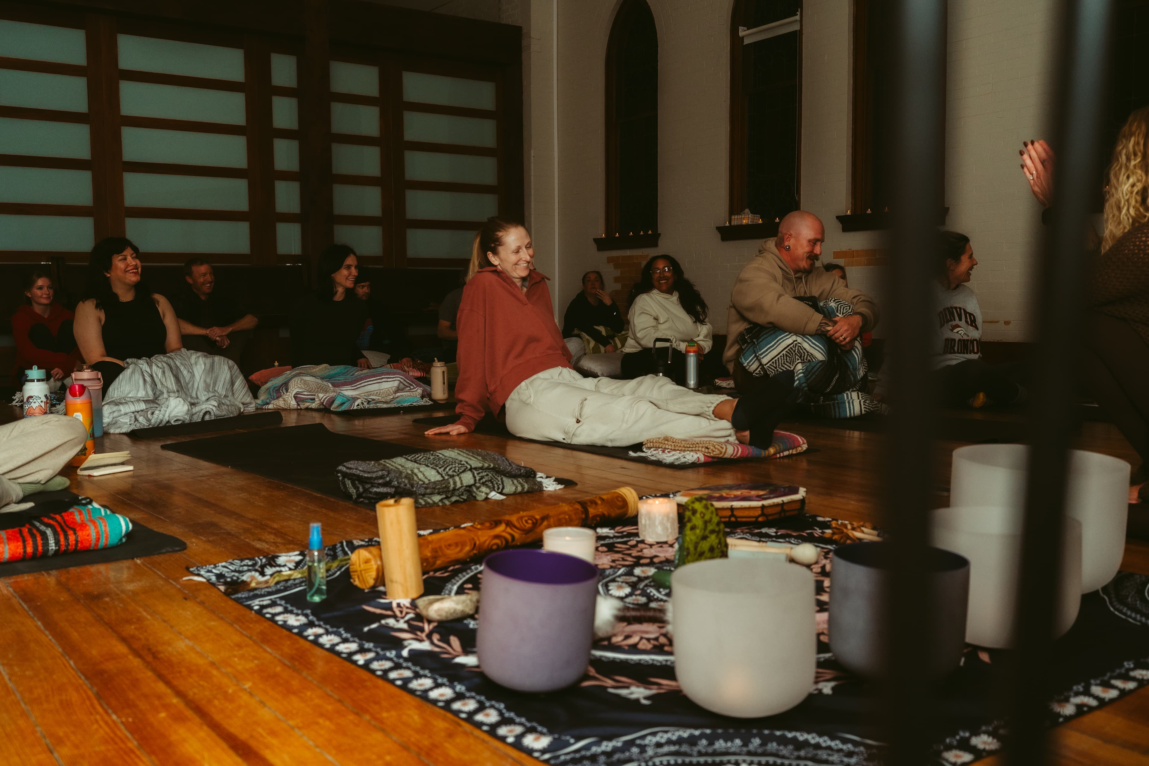 Guided breathwork in our sacred space