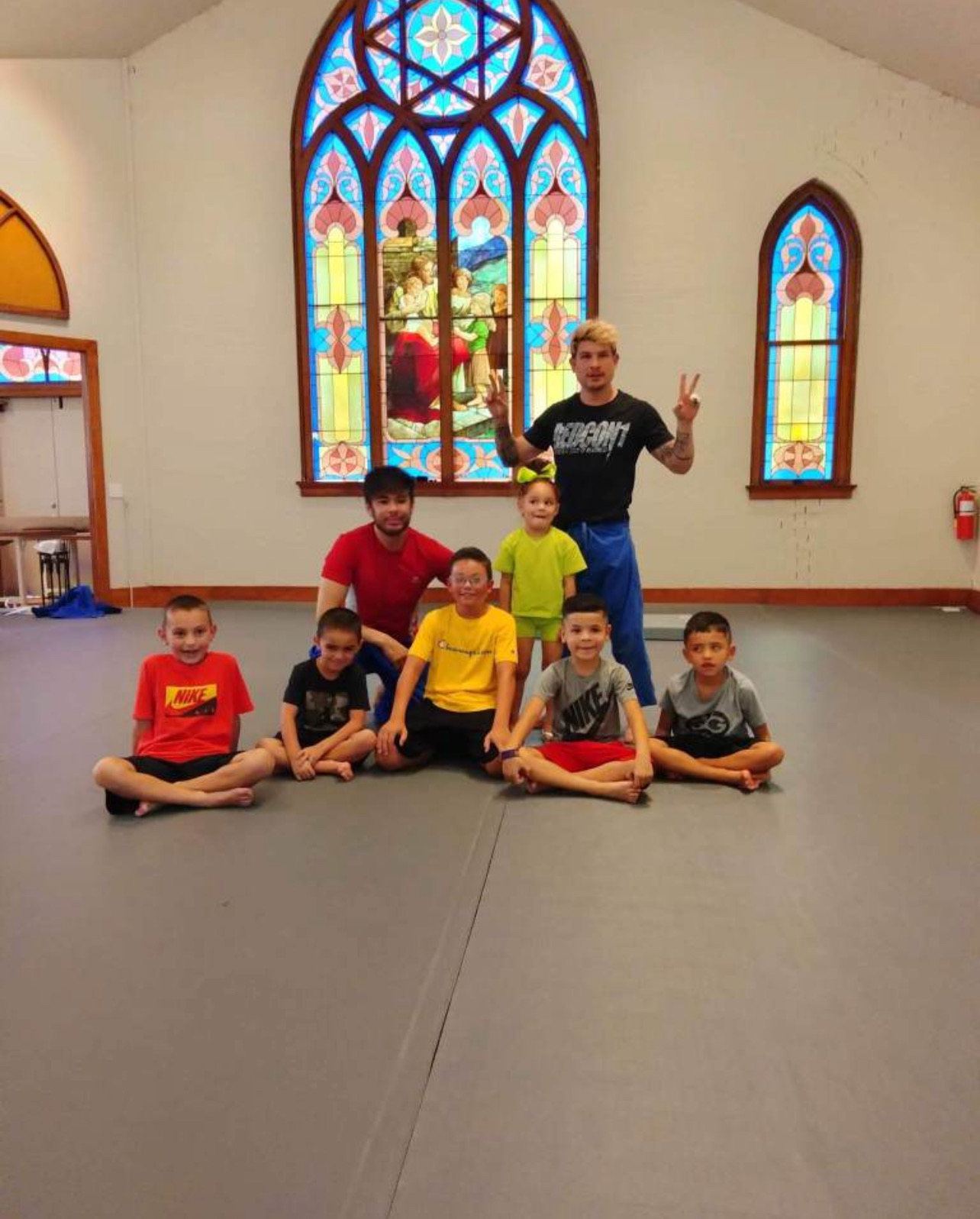 Martial arts discipline in our sacred space